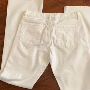 Ann Taylor White boot leg jeans
